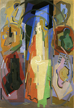 <em>Peinture à sept éléments</em>, 1924-1934<br />
Huile sur toile<br />
261 x 181 cm<br />
Paris, Centre Georges Pompidou / Musée national d'Art moderne